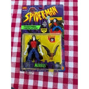 1996 Marvel Spider-Man Vampire Wars Morbius Action Figure Toy Biz